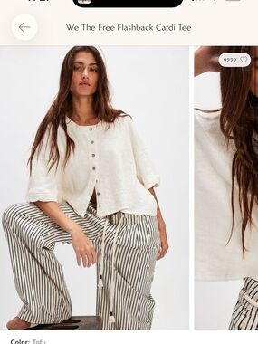 We The Free Flashback Cardi Tee